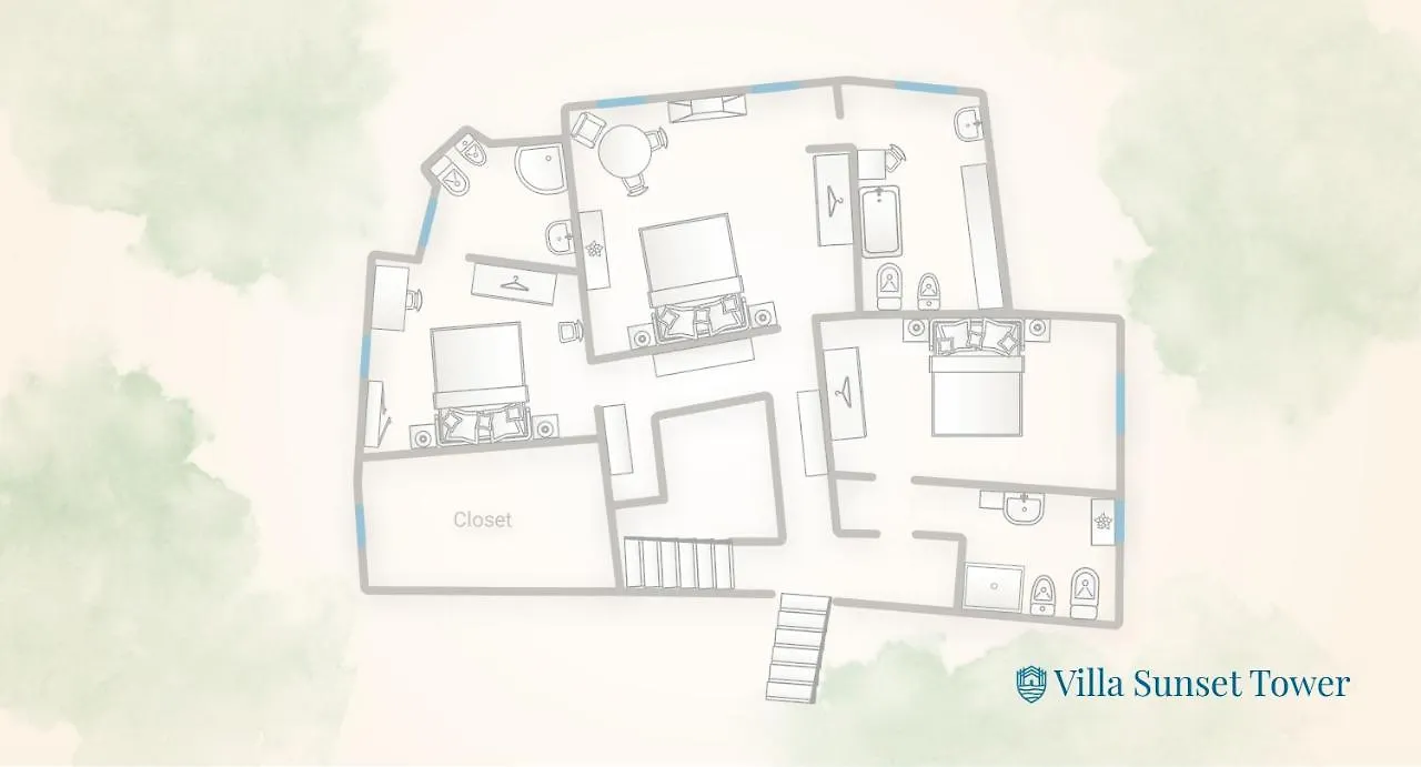 Villa Torre Di Palanzo With Magnificent View By Rent All Como 파게토 라리오